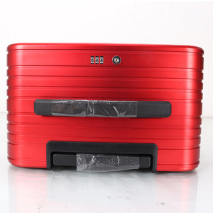 All Aluminum Trolley Case 20 Inch Front Open Swivel Wheels Carry On Business Travel Combination <b>Lock</b> <b>Suitcase</b> - Product Image 5