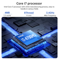 Mini Desktop PC Good Price I7 I5 4th 3th Gen Dual Ddr3 Quad Core for Business Barebone Supports OEM X86 Portable Mini Computer