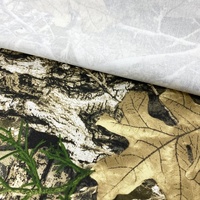 Tissu en sergé de coton imprimé camouflage biologique pour chapeaux et manteaux – Vente en gros