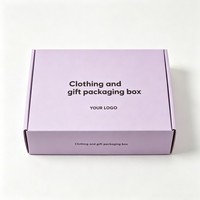 Boîtes en carton de luxe personnalisées avec logo pour vêtements, chaussettes, t-shirts, emballages cadeaux pour femmes et hommes