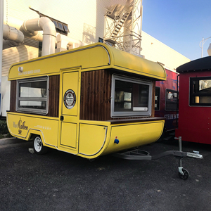 Camion de vente ambulante vintage en acier inoxydable pour glaces, café, desserts, bonbons, hot-dogs, snacks et bar mobile - Product Image 6