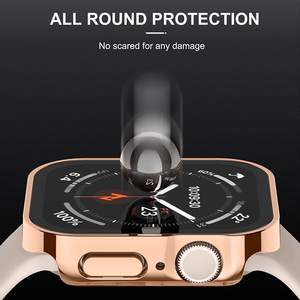 เคสนาฬิกาอัจฉริยะรุ่นใหม่สำหรับ <span class=keywords><strong>Apple</strong></span> <span class=keywords><strong>Watch</strong></span> S6 S7 <span class=keywords><strong>S8</strong></span> ดีไซน์ขอบตรง กันน้ำ พร้อมกระจกนิรภัย - Product Image 4