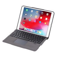 Clavier sans fil en cuir fendu avec pavé tactile pour iPad 9e 10.2 iPad Pro 10.5 iPad Air 3