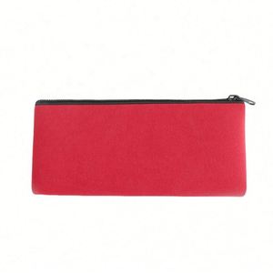 Custom Logo Neoprene Pencil Bag Portable Cosmetic Bag Lightweight Pencil <b>Case</b> With Zipper - Product Image 2