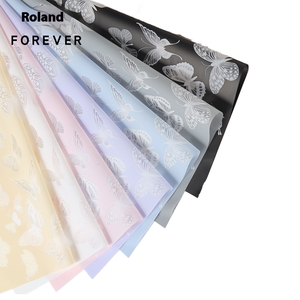 Roland Papillon Danse Gelée PVC <span class=keywords><strong>Film</strong></span> De Protection Doux Bouquet Floral Emballage Étanche En Gros pour Fleuristes Commerce Extérieur - Product Image 1