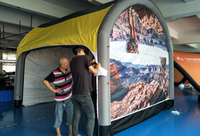 Structures gonflables publicitaires, tente gonflable modulaire |   Tente d'événement extérieur avec structure en TPU, installation rapide et design personnalisé