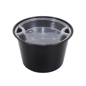 Disposable Soup And Noodle Bowl Double Layer Round 1250Ml With <b>Lid</b> <b>Microwave</b> Safe For Takeout Packaging - Product Image 3