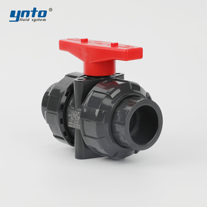 Chất lượng cao DN32 hàn bóng van tối màu xám uPVC vật liệu hệ thống nước trực tiếp nhà sản xuất OEM thủy lực van CE chứng nhận - Product Image 5