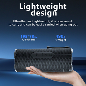 Xách tay loa không dây 20W stereo âm thanh IPX5 không thấm nước RGB ánh sáng TWS loa cho vòi hoa sen ngoài trời Đảng bãi biển cắm trại - Product Image 3