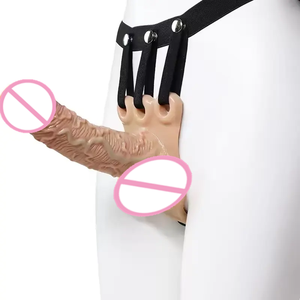 Pantalones de silicona de alta calidad para mujer Lala, pene portátil sólido, Juguetes sexuales reales para <span class=keywords><strong>parejas</strong></span> de lesbianas, aumenta la <span class=keywords><strong>experiencia</strong></span> sexual - Product Image 3
