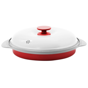 Sartén antiadherente <span class=keywords><strong>para</strong></span> parrilla, utensilio de 4 colores, redondo, fácil de limpiar, sin humo, <span class=keywords><strong>para</strong></span> microondas, con mango - Product Image 3