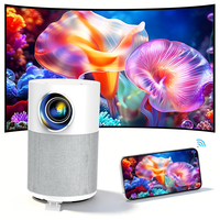 Proyector Portátil con Batería Android 14.0, Reproducción Inalámbrica Integrada, WiFi Inteligente, BT, Cine en Casa, Beamer, Proyector