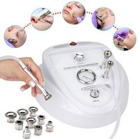 Machine de microdermabrasion 3 en 1 à grande pompe d'aspiration sous vide à pointe diamantée pour éliminer les boutons d'acné
