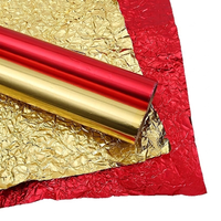 Papier d'emballage floral imperméable de luxe avec doublure intérieure en feuille métallisée pour l'emballage de bouquets et les fournitures pour fleuristes