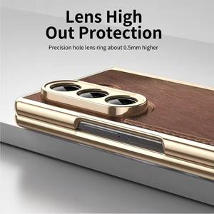 Coque de téléphone HandFell pour Samsung Galaxy <span class=keywords><strong>Z</strong></span> Fold7 Fold 7 5G Film avant en verre trempé à texture croisée - Product Image 3