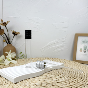 Tubo de Ensayo de Vidrio al por Mayor con Tapa de Rosca Negra para Perfume y Aceite Esencial - Product Image 4