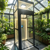 Ascenseurs résidentiels modernes et contemporains pour petites villas, écoénergétiques, gain de place, entraînement AC sans engrenages, 250-410 kg