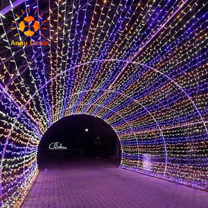Túnel <span class=keywords><strong>de</strong></span> luces LED <span class=keywords><strong>de</strong></span> <span class=keywords><strong>hadas</strong></span> <span class=keywords><strong>de</strong></span> 20m para exteriores para Navidad, Festival <span class=keywords><strong>de</strong></span> invierno, y Halloween Ramadán, iluminación <span class=keywords><strong>de</strong></span> paisaje nominal IP65 - Product Image 1