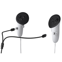 Aksesoris Headset VR, Pengontrol, Penutup Baterai Isi Ulang untuk Meta Quest 3/3S, Casing Baterai dengan Kabel Pengisi Daya