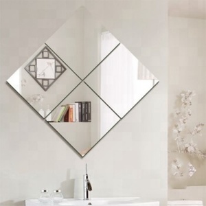 Best Selling Frameless Splicing <b>Silver</b> Wall <b>Mirror</b> Tile for Dressing in Bedroom - Product Image 1