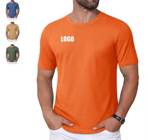 Danh Sách Mới Nặng 200gsm distro Áo Sơ Mi O-Cổ Tùy Chỉnh T-Shir Giản Dị Dệt Kim Trống Áo Thun Người Đàn Ông - Product Image 6