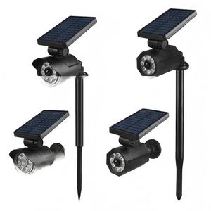 8 LED <span class=keywords><strong>Solaire</strong></span> Alimenté <span class=keywords><strong>Détecteur</strong></span> de Mouvement Extérieur Projecteur Intégré LED Noir Caméra de Sécurité <span class=keywords><strong>Solaire</strong></span> Veilleuse pour Mur de Jardin - Product Image 2