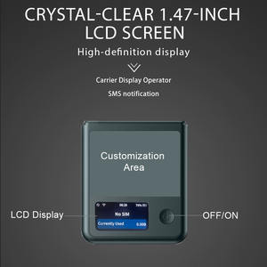 Routeur WiFi portable 4G LTE <span class=keywords><strong>AC1200Mbps</strong></span> 2.4G+5G, point d'accès WiFi, utilise le chipset Qualcomm SDX12, routeur point d'accès 4G LTE CAT6 - Product Image 2