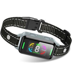 <span class=keywords><strong>Collar</strong></span> de entrenamiento de perro antiladridos con pantalla LCD recargable por USB a prueba de agua colores personalizados <span class=keywords><strong>collar</strong></span> de descarga eléctrica de plástico - Product Image 6