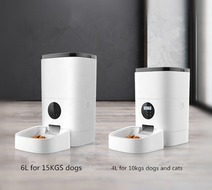 Mangeoire automatique pour animaux de compagnie, deux <span class=keywords><strong>tonnes</strong></span>, Wifi, par gravité, appareil photo intelligent, micro puce, bols et mangeoires pour animaux de compagnie, Offre Spéciale - Product Image 4