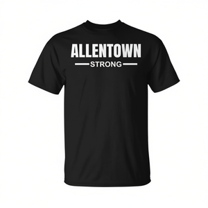 T-shirt Allentown Strong Community Support Prayer Design nera da uomo taglia M - Product Image 2