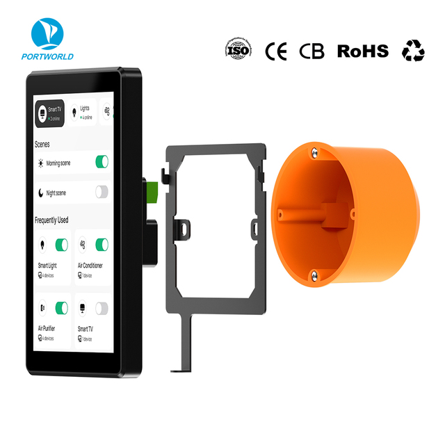 3TOPS RK3576S Octa Core Android 14 RJ45 POE Inwall Mount Smart Touch Central Control Panel