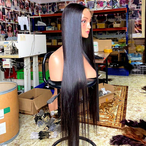Hot Selling Human Hair <b>Wigs</b> Vietnamese Raw Hair Bone Straight Hair Products Silky Smooth HD Lace <b>Front</b> <b>Wig</b> - Product Image 1