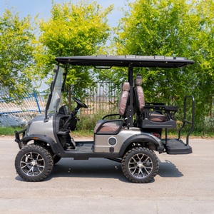 Nouvelle conception de voiturette de golf 4 places homologuée pour la route, tout-terrain, avec <span class=keywords><strong>grand</strong></span> écran tactile et batterie électrique 60v pour utilisation en <span class=keywords><strong>club</strong></span> - Product Image 3