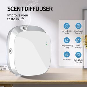 Smart for App Control Wireless Waterless 100ml 1 Year Wall Mounted USB/Battery Powered Household 90m3 Coverage <b>Diffuser</b> - Product Image 2