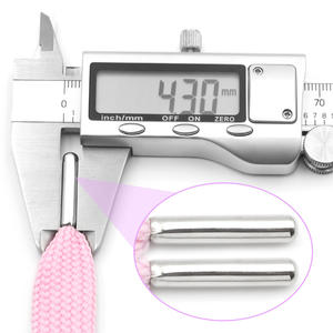 WEGOODZF Lacets de chaussures de sport plats et épais de 1.8 cm de large avec embouts en métal argenté et colorés pour baskets - Product Image 5