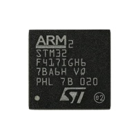 Microcontrolador STM32F417IGH6 de 32 bits, 1 MB de memoria Flash, paquete UFBGA de 176 pines
