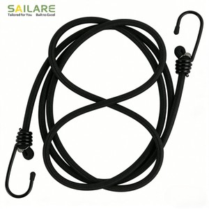 Factory Price Durable 8mm Latex Polyester Long Round Luggage Cord Bungee Rubber Elastic Rope for OEM Packing and Logistics - Product Image 3