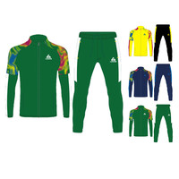 Automne hiver vêtements de sport argentine confortable maillot de Football uniforme costumes d'entraînement thaïlandais qualité Football veste survêtements