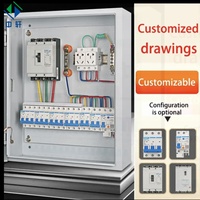 Boîtier de distribution électrique en acier étanche IP54, montage mural, boîtier métallique pour instruments électroniques
