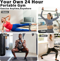 Juego de bandas de ejercicio elásticas de goma de látex Natural para entrenamiento en casa, Yoga, Pilates, rehabilitación, Fitness, fuerza, botín, entrenamiento de cadera