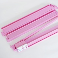 Lot de 4 supports de Mahjong rose Sakura de 18 pouces, avec poussoir, design luxueux et durable pour les tuiles de Mahjong