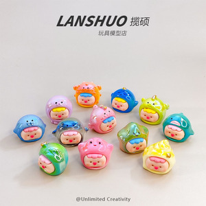 Figuras de Animales Marinos en 3D Lanshuo, Juego de Joyería DIY de Color Sólido Electrochapado, Modelo de Juguete Unisex - Product Image 5