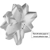 Rubans de luxe en satin pour cadeaux de mariage, couleur unie bleu, argent, violet, décorations d'emballage - Product Image 4