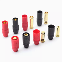 1 Paire de Connecteurs Anti-Étincelles AS150, Fiches Banane Plaquées Or 7mm pour Batterie LiPo RC, ESC, Drone, Voiture, Bateau, Ensemble Haute Puissance