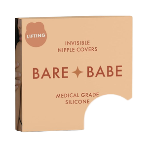 Cache-tétons adhésifs réutilisables Bare Babe – Soutien-gorge invisible en silicone de qualité médicale, imperméable, sans bretelles, pour femmes, 4 teintes élégantes - Product Image 1