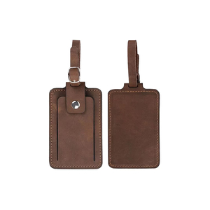 Chất Lượng Cao Biểu Tượng Tùy Chỉnh Cổ Điển Bất Chính Hãng/PU Da Túi Tag Retro Máy Bay Hành Lý Thẻ Cho Trang Trí - Product Image 3