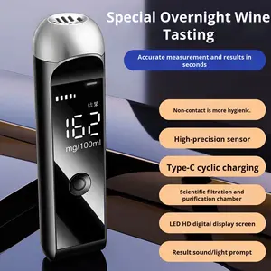 Respiração profissional portátil de alta precisão testador de álcool Safe Driving Gás Analyzers Cross-Border Compatível - Product Image 6