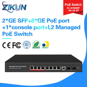 สวิตช์ PoE แบบจัดการได้ L2 รุ่น ZC-S1300WP-8G-2S-BT ของ zikun พร้อมพอร์ต 2*GE SFP+, 8*GE PoE, 1*พอร์ตคอนโซล - Product Image 6