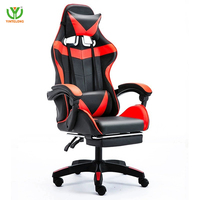 Chaise de jeu d'ordinateur ergonomique pivotante Yinlong chaise de jeu de course E-Sports avec repose-pieds et siège de Massage pliable de Massage