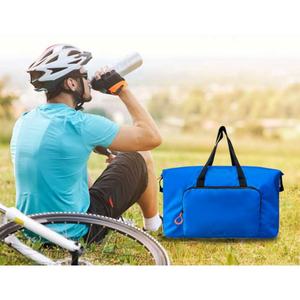 2025 Wholesale Fashion Waterproof Zipper Large Capacity <b>Light</b> <b>Weight</b> Travel Duffle Bag Custom Logo Foldable <b>Luggage</b> Storage - Product Image 4